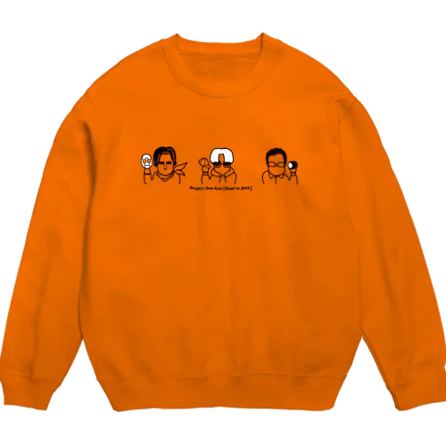 ３人の個性をギュッと集結 Crew Neck Sweatshirt