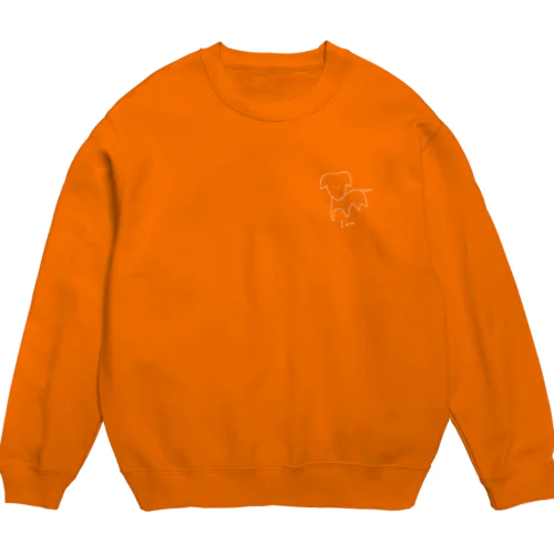 笑顔がデフォルトのInu-白小- Crew Neck Sweatshirt