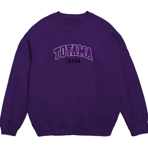 TOYAMA COLLEGE LOGO Crew Neck Sweatshirt