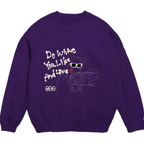 OSG 好きなことして生きていく Crew Neck Sweatshirt