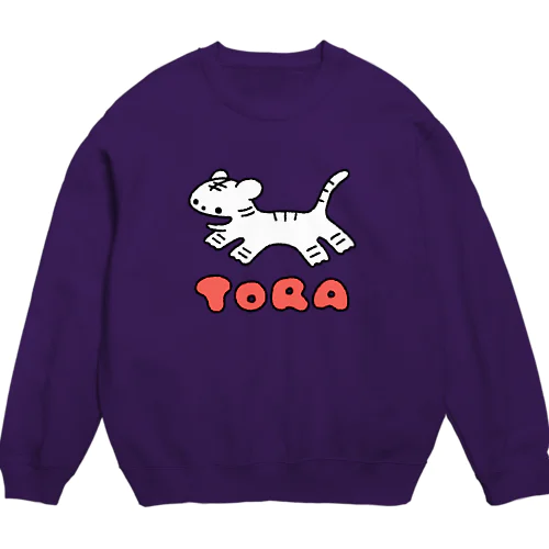 ホワイトタイガーTORA2022 Crew Neck Sweatshirt