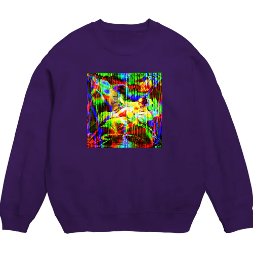 ダナエ（スクウェア）（レンブラント） Crew Neck Sweatshirt