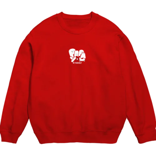 ぱぱゆー濃色スウェット Crew Neck Sweatshirt