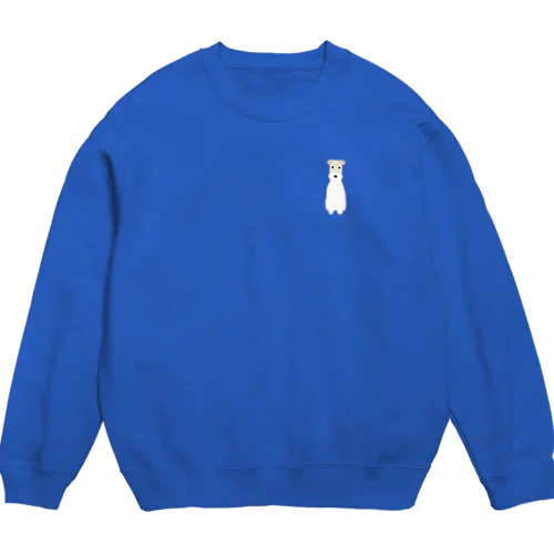 ワイヤーフォックステリア２(ワンポイント) Crew Neck Sweatshirt