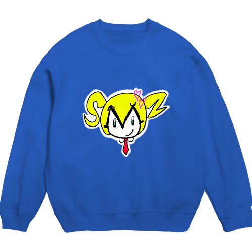 スーパーモイズチャン Crew Neck Sweatshirt