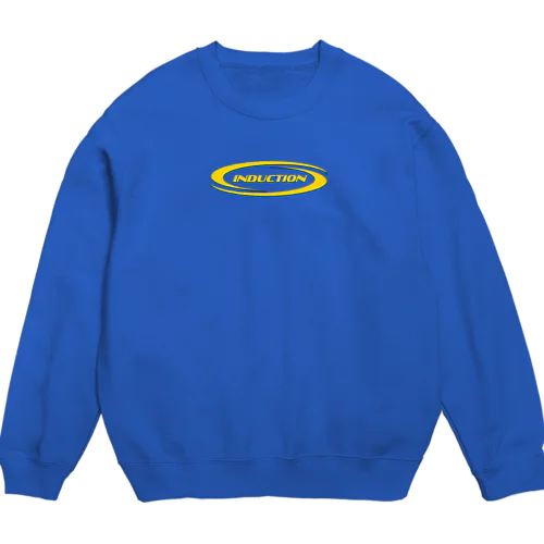 誘導円 (イエロー) Crew Neck Sweatshirt