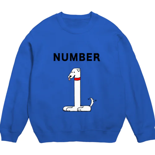 ナンバーワンちゃん Crew Neck Sweatshirt