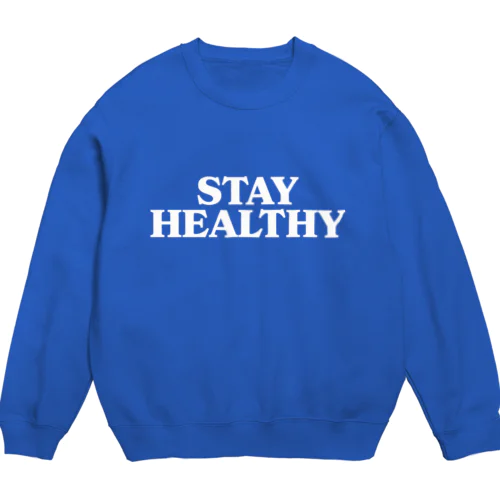 STAY HEALTHY 2L WHITE スウェット