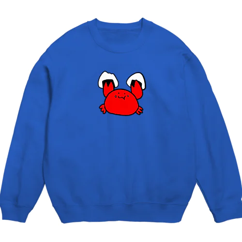 カニめし(文字なし) Crew Neck Sweatshirt