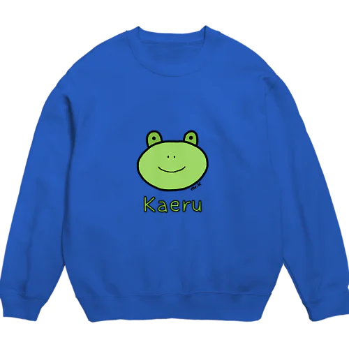 Kaeru (カエル) 色デザイン Crew Neck Sweatshirt