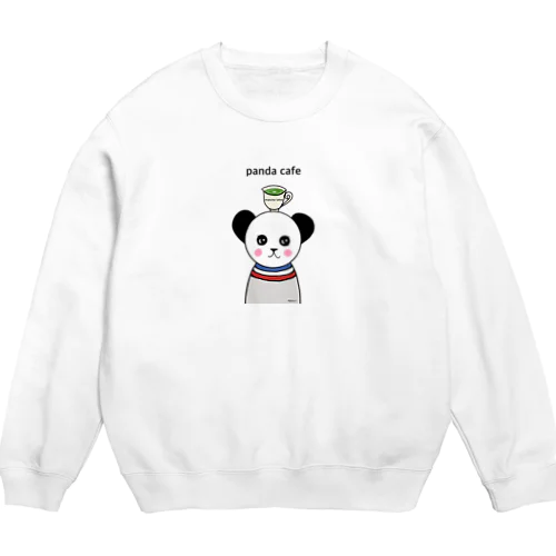 パンダカフェ　トリコロール Crew Neck Sweatshirt