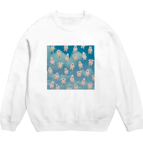 しゃぼんぼん・ぷかぷかダイビング Crew Neck Sweatshirt