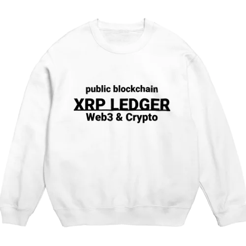 XRPL　web3&crypto Crew Neck Sweatshirt