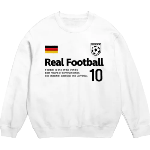 リアルフットボール ドイツ Crew Neck Sweatshirt