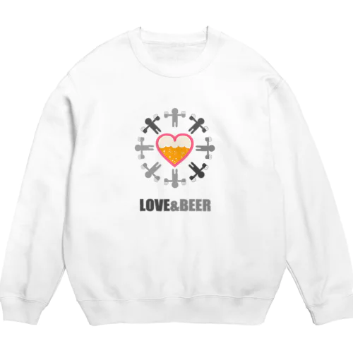 LOVE & BEER Crew Neck Sweatshirt