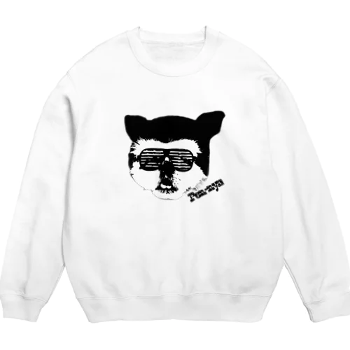 Pen-nya da-nya(シロクロ) Crew Neck Sweatshirt