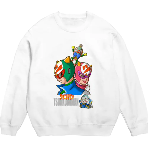 ツッコミマン Crew Neck Sweatshirt