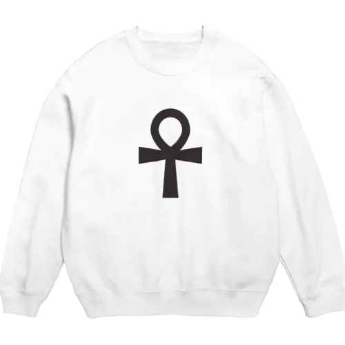 アンク　Ankh　シンプル　エジプト Crew Neck Sweatshirt