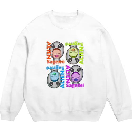 宇宙人だよ！さげみちゃん Crew Neck Sweatshirt