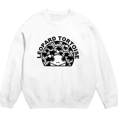 ヒョウモンリクガメ Crew Neck Sweatshirt