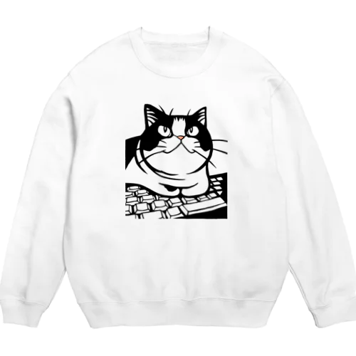 ハチワレチロルさん２ Crew Neck Sweatshirt