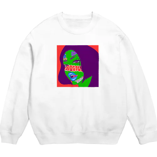 Wicked Face Crew Neck Sweatshirt