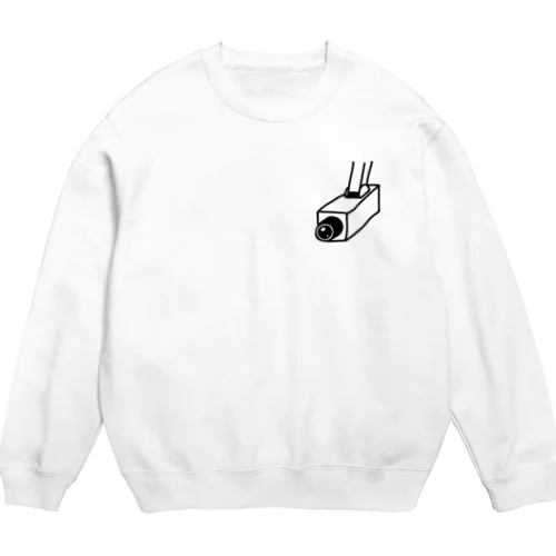 監視カメラ付き Crew Neck Sweatshirt