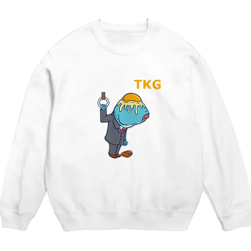 卵かけ魚人 Crew Neck Sweatshirt