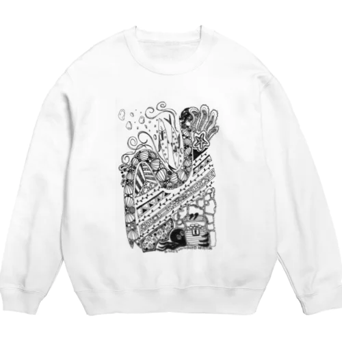 海中散歩 Crew Neck Sweatshirt