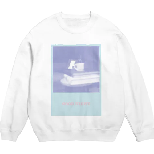 GOOD NIGHT Crew Neck Sweatshirt