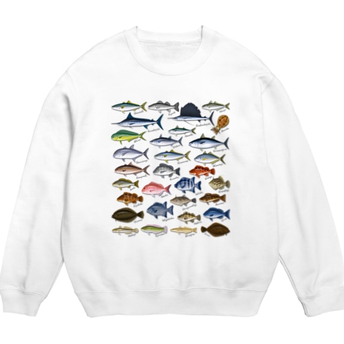 Saltwater fish_2 Crew Neck Sweatshirt