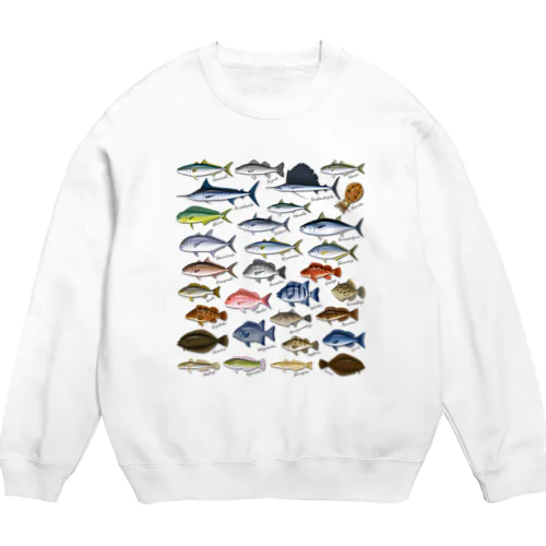 Saltwater fish_2 Crew Neck Sweatshirt