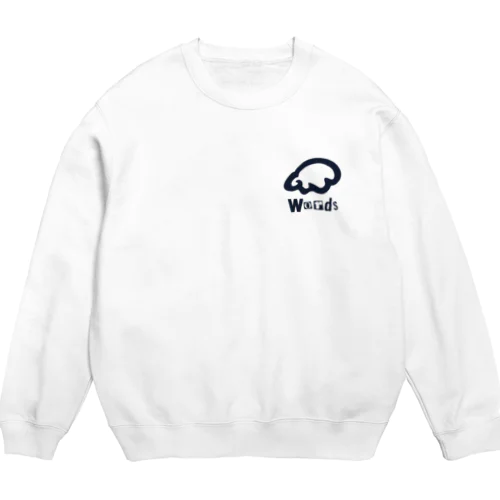 words Crew Neck Sweatshirt