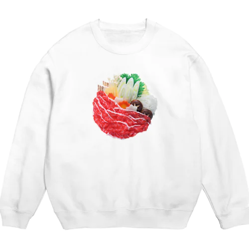 すき焼き Crew Neck Sweatshirt