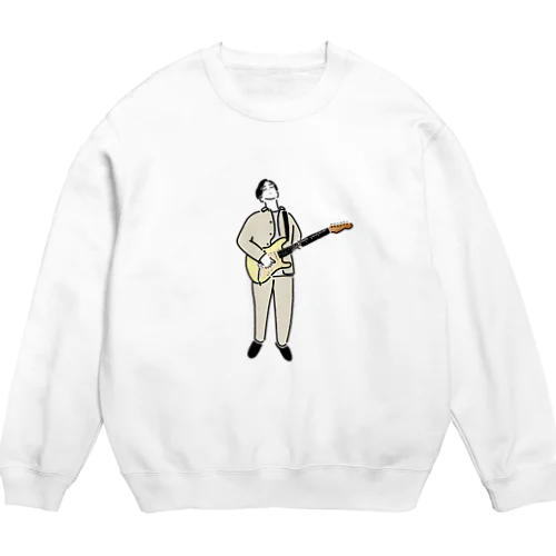 Guitarist　SOTOZONO KAZUMA　【white】 Crew Neck Sweatshirt