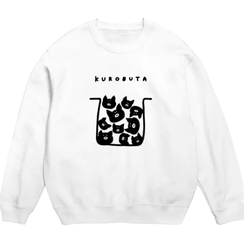 黒豚を入れた鍋 Crew Neck Sweatshirt