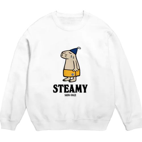 スティーミー・ハット&タオル カラー Crew Neck Sweatshirt