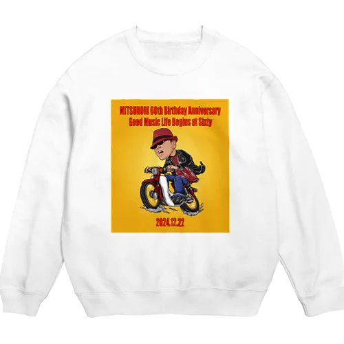 MITSUNORI 還暦記念デザイン Bike-A Crew Neck Sweatshirt