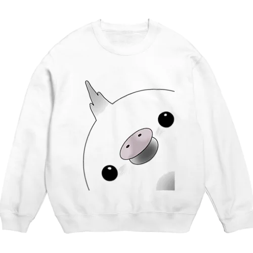 ひょっこりドアップオカメWF Crew Neck Sweatshirt