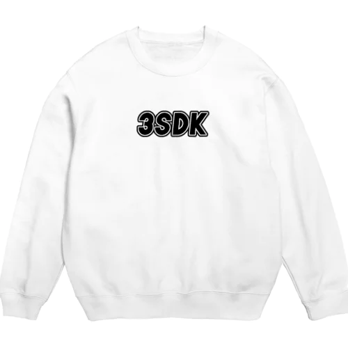 3SDKアニバーサリースウェットkuro Crew Neck Sweatshirt