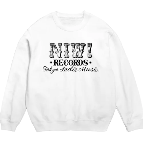 Niw! handwriting  Crew Neck Sweatshirt