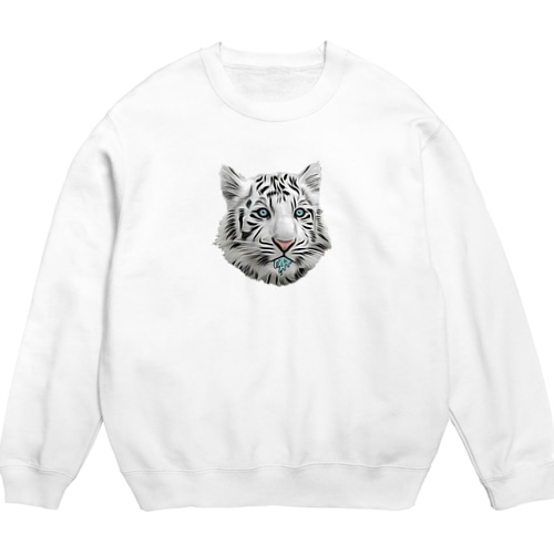 WHITE TIGER Crew Neck Sweatshirt