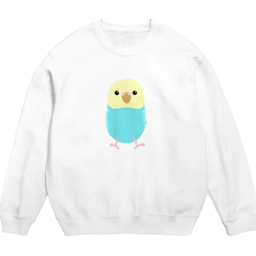 セキセイインコ Crew Neck Sweatshirt