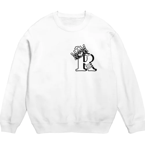  王冠ロゴ Crew Neck Sweatshirt