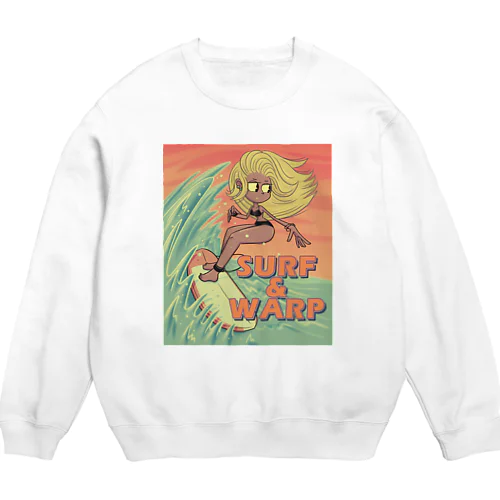 "SURF & WARP" Crew Neck Sweatshirt