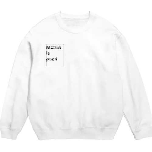 公正かつ有用な情報が欲しいあなたに Crew Neck Sweatshirt