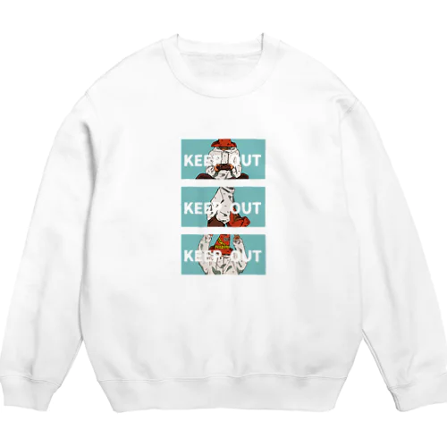 ✌️コーンくん詰め🎮 Crew Neck Sweatshirt