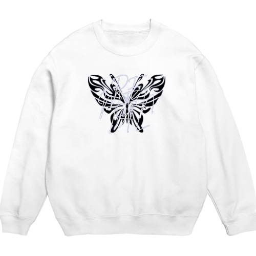REMENTAL Butterfly Crew Neck Sweatshirt
