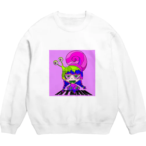 すねいるがぁる・パープルVer. Crew Neck Sweatshirt