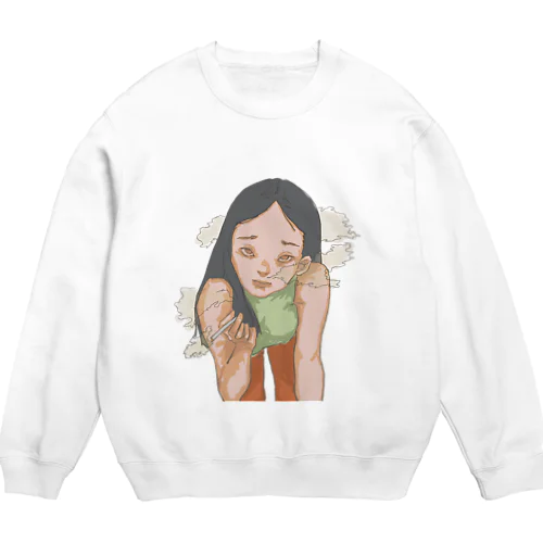 たばこ Crew Neck Sweatshirt